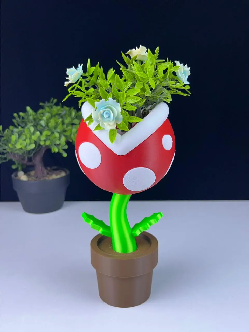 Piranha Plant Planter Print